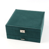 New Arrival Jewelry Set Gift Packaging Box Organizer Luxury Velvet Ring Earring Necklace Pendant Storage Box with Custom Logo
