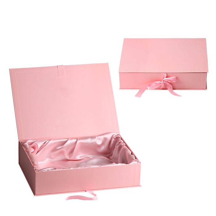Custom Luxury Paper Cardboard Rigid Magnetic Folding Gift Box for Wedding Cosmetic Jewelry Wig Packaging Box