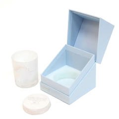 Luxury Paper Cardboard Biodegradable Festival Gift Set Candle Packaging Box Magnetic Folding Gift Packaging Empty Candle Box