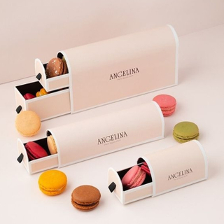 High Quality Eco Recycle Macaron Box Wholesale Cookies Packaging for Macarons Package Box Custom Macaron Boxes