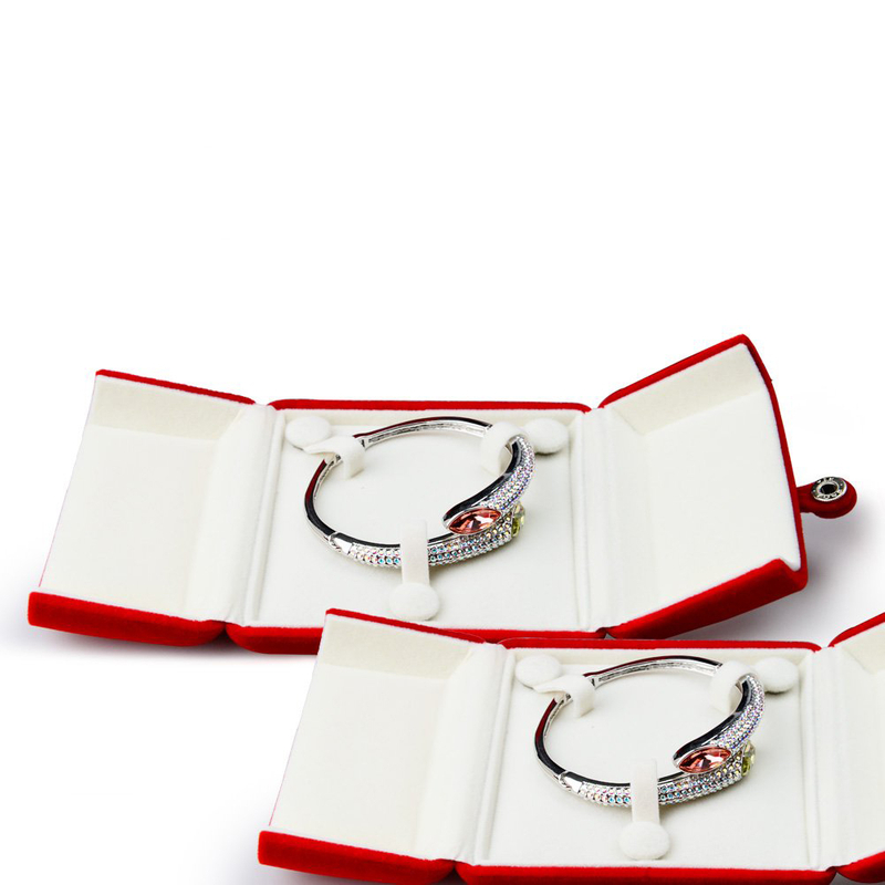 Premium Quality Unique Design Fine Presentation Jewelry Case Velvet Jewelry Box for Bangle Bracelet 