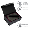 Luxury Gift Box with Magnetic Paper Boxes Black Linen Decorative Gift Boxes for Presents Wedding Gift And Keepsakes