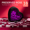Preserved Rose Heart Roses Preserved Flowers 16pcs Heart Gift Box Forever Roses Preserved Flower Box