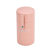 Luxury Pu Leather Round 100ml Pink Perfume Bottle Gift Packaging Box with Custom Logo Empty Portable Perfume Storage Box