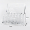 Premium Acrylic Makeup Tools Dispenser Transparent Acrylic Makeup Brush Organizer Lipstick Perfume Storage Box