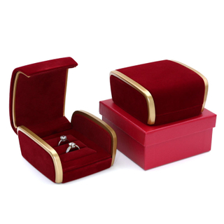 Custom Logo Sofa Shaped Velvet Ring Pendant Necklace Jewelry Box Jewelry Packaging Box Organizer