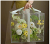 Transparent Acrylic Rose Flower Box Flower Gift Box With Cover Romantic Flower Fresh-keeping Box For Girlfriend Wife