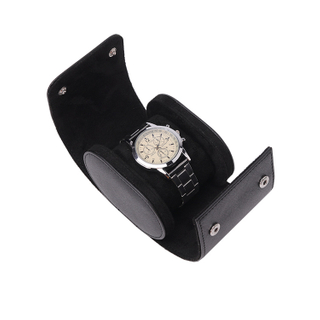 Factory Price 1 Slot Jewelry Gift Box PU Leather Travel Watch Box Vintage Wristwatch Travel Case