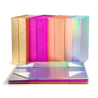 Custom High Quality Laser Paper Box Magnet Folding Cosmetic Clothing Packaging Gift Box Wih Your Logo