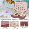 Custom Logo Velvet Small Square Gift Case Travel Jewellery Organizer Necklace Ring Earring Jewelry Storage Box
