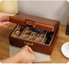 High Gloss Luxury Jewelry Watch Gift Box Solid Wooden Jewelry Box Ring Necklace Storage Packaging Box