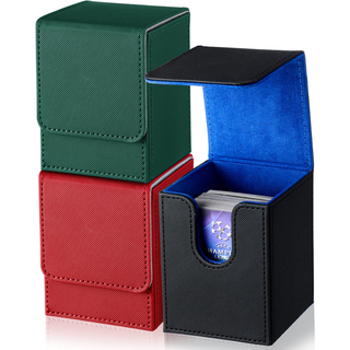 Custom Logo PU Leather Tcg Deck Box Game Deck Case Custom Pu Deck Box Trading Card Case