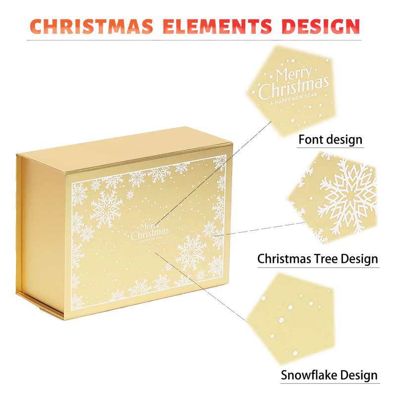 New Arrival High Quality God Cardboard Magnetic Paper Packaging Christmas Gift Box With Logo