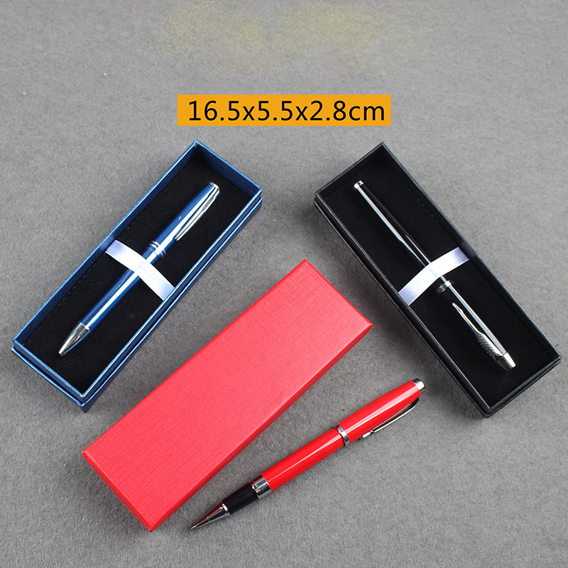Factory Wholesale Pen Box Paper Gift Pen Box Matte Black Top And Base Pen Box Vendor Pencil Box with EPE Insert