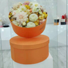 Custom Extra Large Round Flower Hat Presentation Gift Box For Flowers Luxury Bouquet Flower Packaging Box