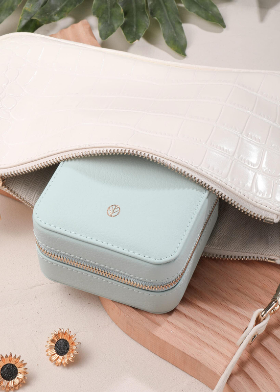 PU Leather Small Jewelry Box Travel Portable LeatherJewelry Case for Ring Pendant Earring Necklace Bracelet Storage Holder Boxes