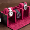 Custom Watch Roll Travel Case 3 Slots Luxury Leather Portable Storage Box Organizer for Watches