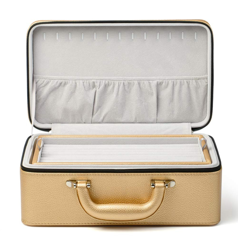 Customized Pu Leather Box Jewelry Logo Printed Bracelet Packaging Jewelry Bangle Storage Jewelry Box