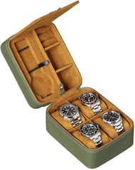New Style Hot Selling Luxury Single Slot Travel Watch Roll Case Custom Leather Watch Box