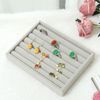Wholesale Velvet Necklace Jewelry Display Set Luxury Display Jewelry Tray Jewelry Display Tray for Watch