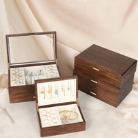 Custom Quality Gossly Wooden Cartonwood Watch Box Wood Jewelry Organizer Storage Case For Men Customization Logo