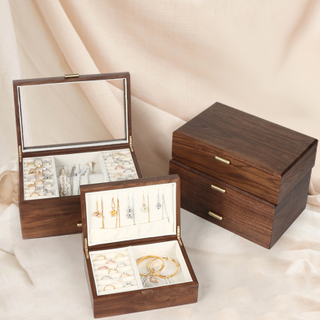 Custom Quality Gossly Wooden Cartonwood Watch Box Wood Jewelry Organizer Storage Case For Men Customization Logo