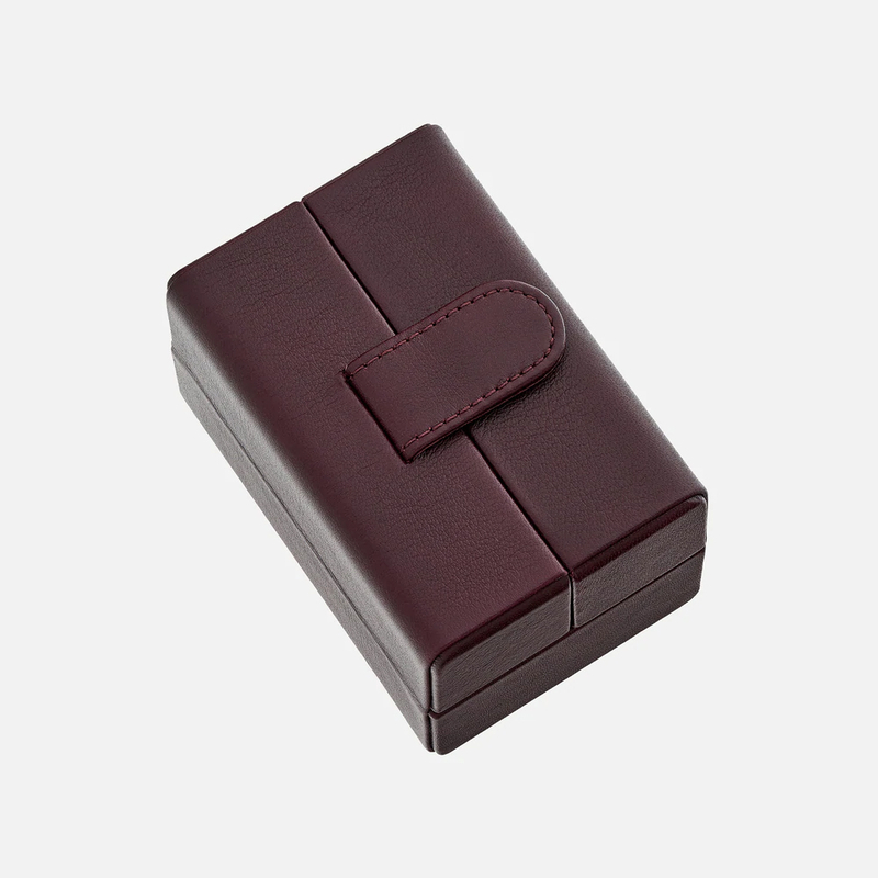 Oem Custom Eco Friendly Recycled Paper Watch Box Gift Set Pu Leather Double Open Watch Luxury Box Single Watch Packaging Box