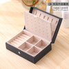 Portable Ring Earring Bracelet Box Organizer Jewelry Storage Case PU Leather Small Travel Jewelry Boxes
