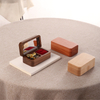Wholesale Custom Wooden Musician Ring Jewelry Box Creative Gift Set Decoration Birthday Gift Wood Music Box