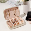 New Arrival Flying Birds Flock over Sky Velvet Ring Earring Jewelry Organizer Storage Box with Metal Zipper