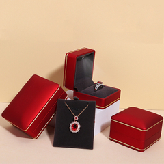 Wholesale Luxury Packaging Proposal Pendant Jewelry Box Led Light For Pendant Ring Box And Necklace Jewelry With Light Ring Led