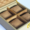 Luxury Leather Colorful Watch Box with Hardware Custom Square Shape Internal Suede Watch Storage Trunk Ladies Watch Set Display