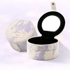 Mini Double Layered Travel Jewelry Case Box Organizer with Mirror