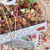 Acrylic Fabric Candy Box Hand Embroidery Ramadan Chocolate Packaging Gift Box
