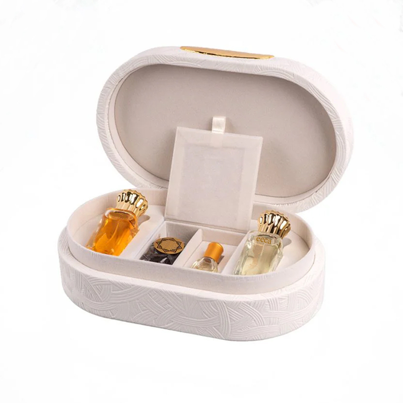 Luxury Man Women's Perfume Bottle Leather Box Small Perfume Packaging Hard Case Gift Boxes for Perfume Bottles 10ml 30ml 50ml
