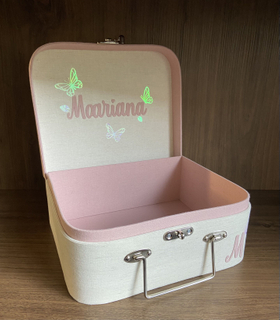 Portable Pink Travel Baby Suitcases Gift Box Set