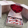 Chocolate Box Packaging Luxury Heart Valentine Flowers Gift Box Cardboard Christmas Snack Candy Chocolate Bonbon Box