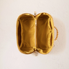 Embroidery Sun Goddess Striped Makeup Bag