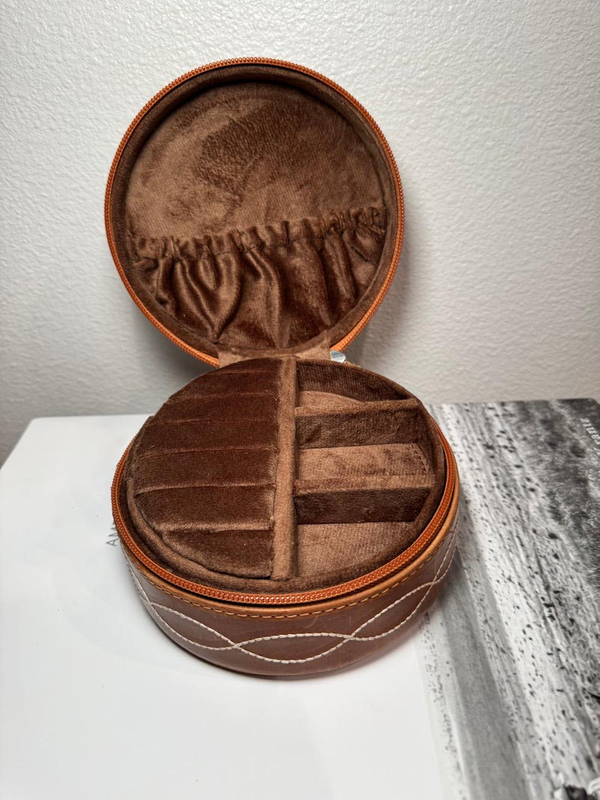 Boot Stitch Jewelry Box Earrings Trinket Storage