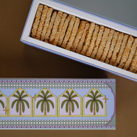 Palm Tree Printed Cookie Giveaway Boxes