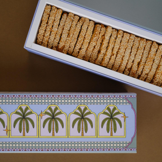 Palm Tree Printed Cookie Giveaway Boxes