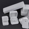 Custom Gray Velvet Earring RingJewelry Box Set Supplier