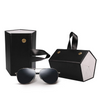 Travel Collapsible Sunglasses Case Portable Multi Compartment Storage Bag Wholesale