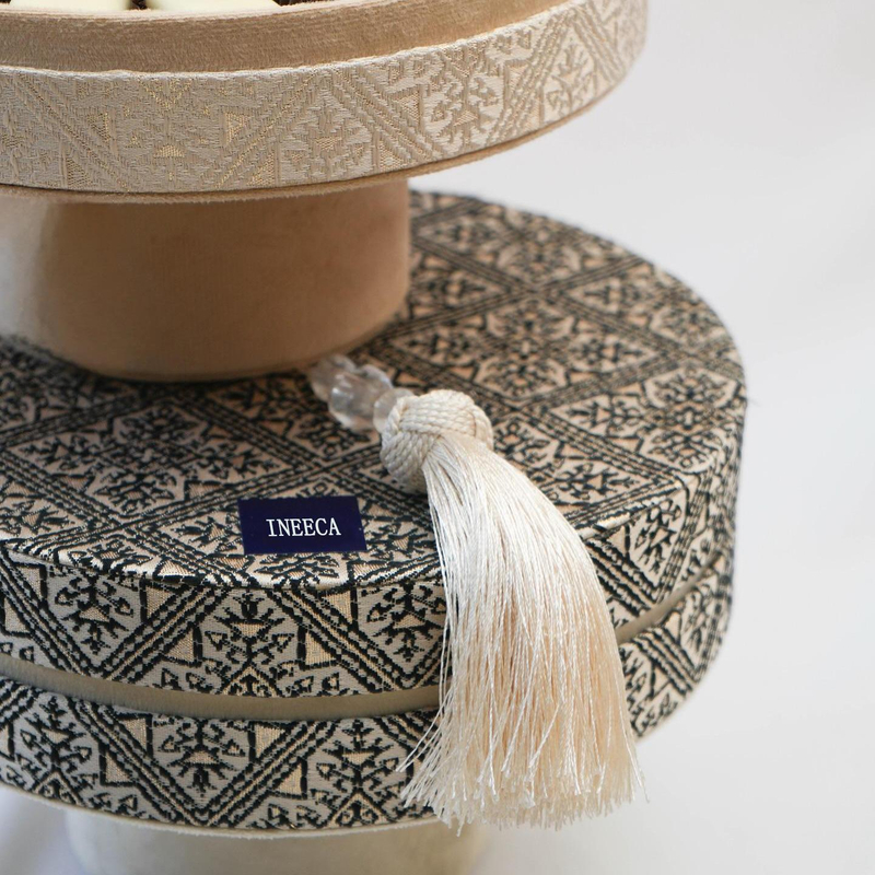 Fabric Food Storage Tassel Box