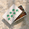 Palm Embroidered Dates Box with Dividers