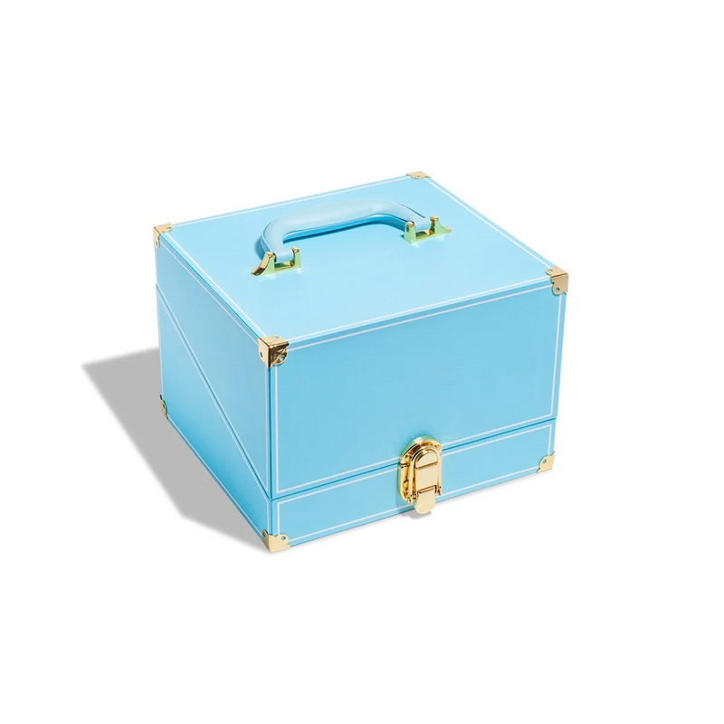 Portable Cardboard Birthday Candy Boxes 9 Small Square Acrylic Bonbons Suitcase Box Flip Paper Child Christmas Chocolate Box