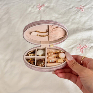 Mini Oval Jewelry Box