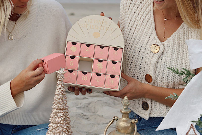  Advent Calendar Jewelry Pendant Storage Box Packaging