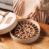 Double Layer Round Chocolate Handle Box