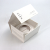 Custom Logo Printing Folding Paper Candle Product Packaging Box Cardboard Square Folding Skin Care Candle Jar Storage Box